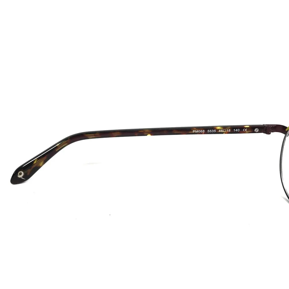 J.F. Rey Petite Eyeglasses Frames PM68 5535 Brown Yellow Semi Rim 46-18-140